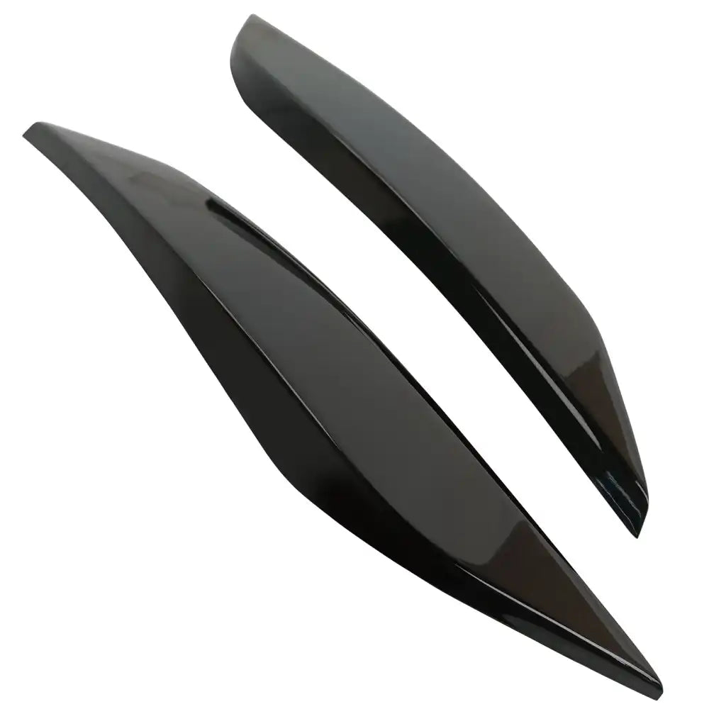 2003-2009 Nissan 350Z Painted #KH3 Black Headlight Eyelids Eyebrows Painted #KH3 Black Obsidian/Super Black