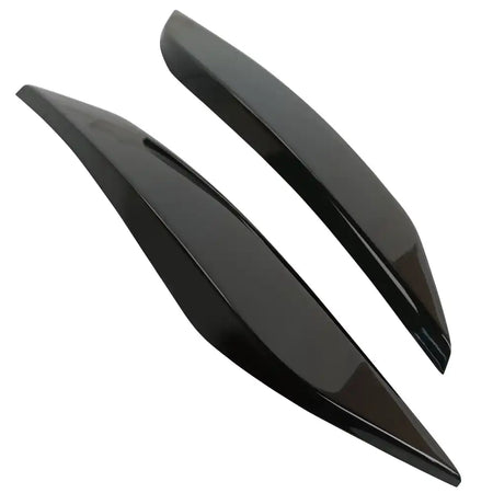 2003-2009 Nissan 350Z Painted #KH3 Black Headlight Eyelids Eyebrows Painted #KH3 Black Obsidian/Super Black