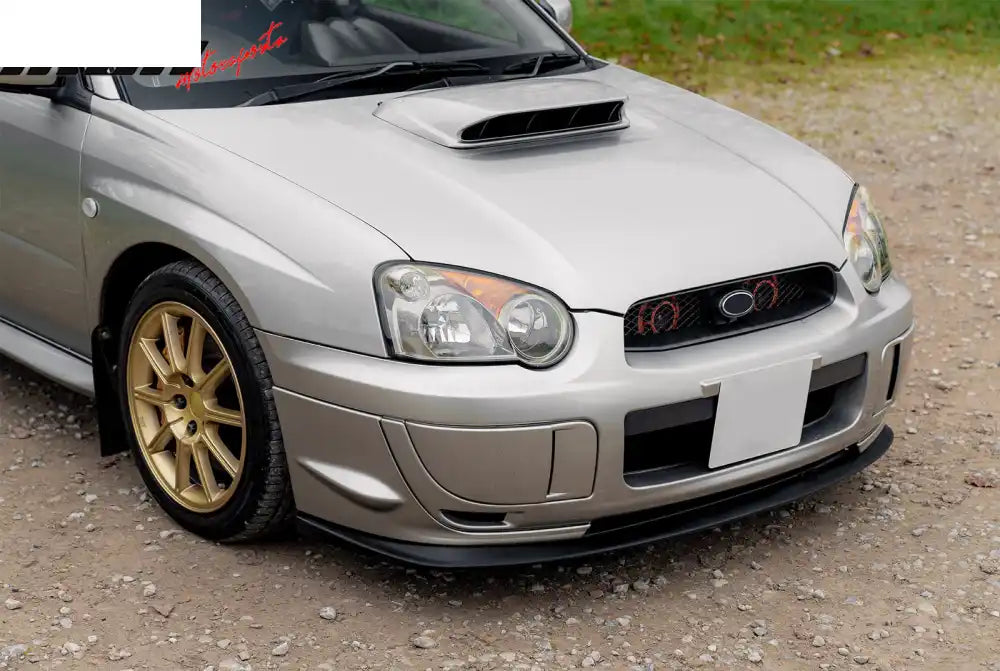 2004-2005 Subaru Impreza STI Style Front Bumper Grille Gloss Black ABS