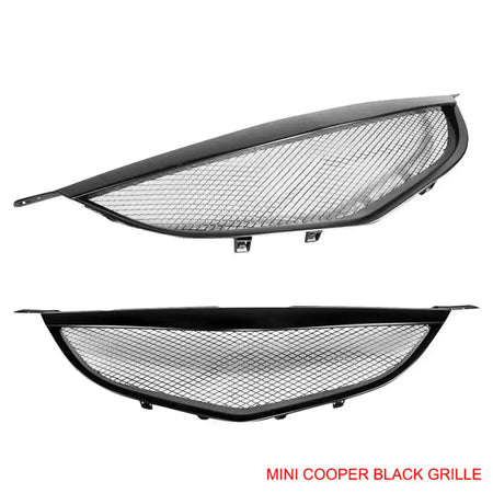 2004-2006 Mazda 3 Sedan Black Front Hood Mesh Grille ABS