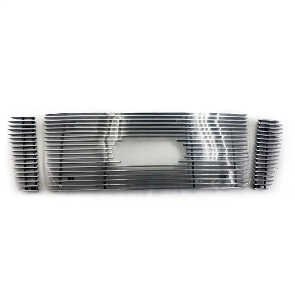 2004-2007 Ford Ranger Chrome Front Bumper Upper Billet Grille Insert Chrome