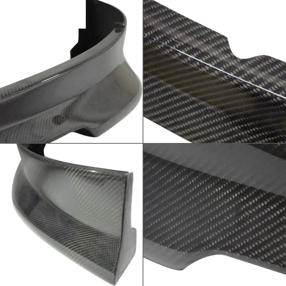 2004-2008 BMW E60 E61 Pre LCI C Style Front Bumper Lip Carbon Fiber