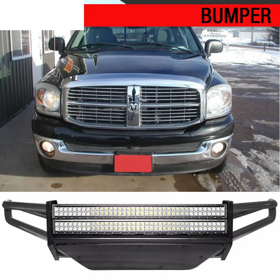 2004-2008 Dodge Ram 1500 Off Road Bumper 38in Rigid Led Light Bars