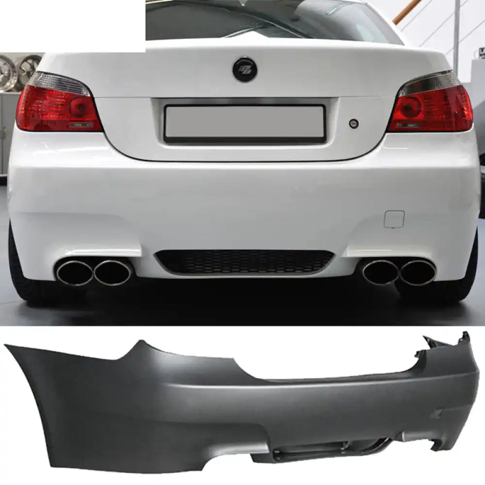 2004-2009 BMW E60 E61 5-Series M5 Style Rear Bumper Cover Conversion