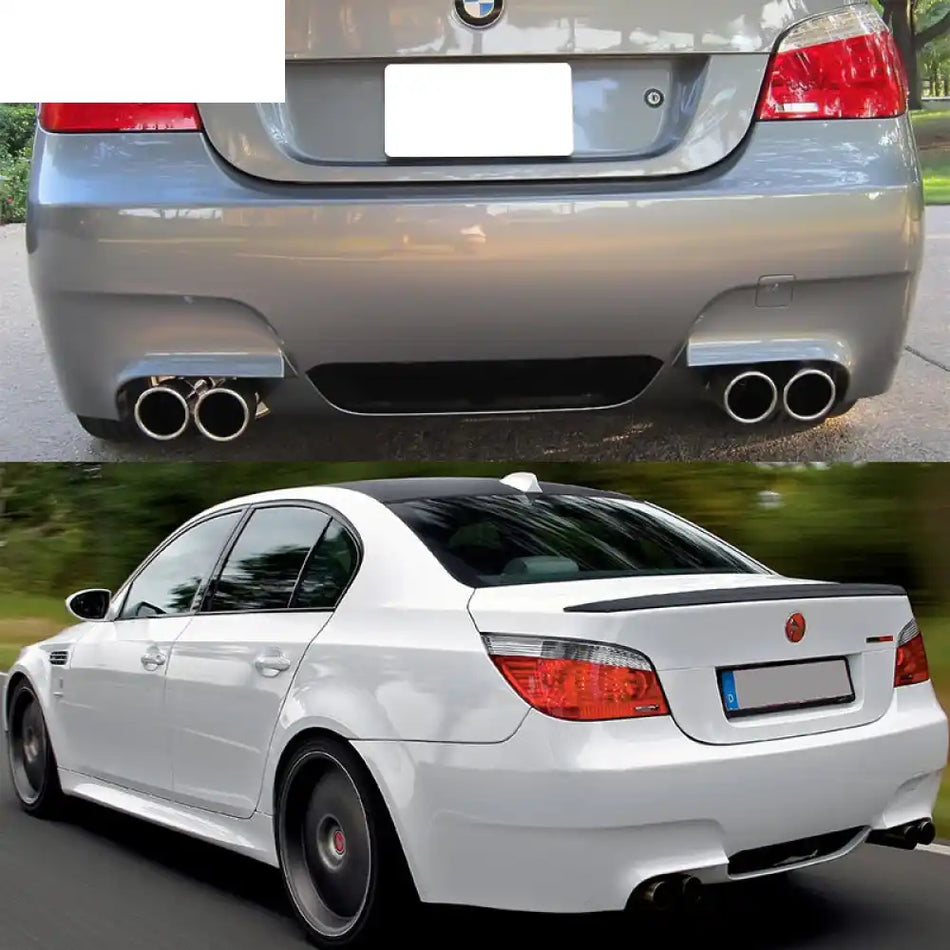 2004-2009 BMW E60 E61 5-Series M5 Style Rear Bumper Cover Conversion
