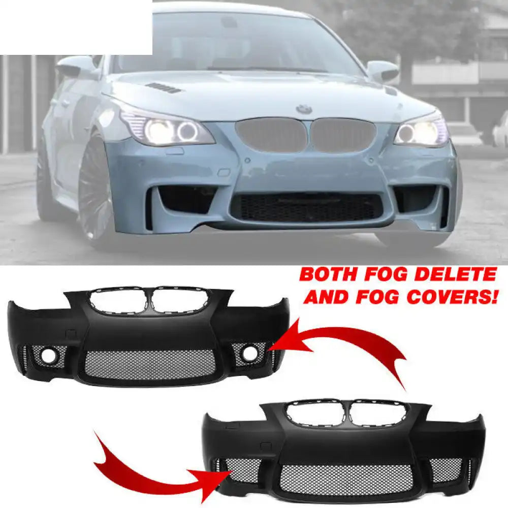 2004-2010 BMW E60 5-Series 1M Style Front Bumper Cover Conversion PP