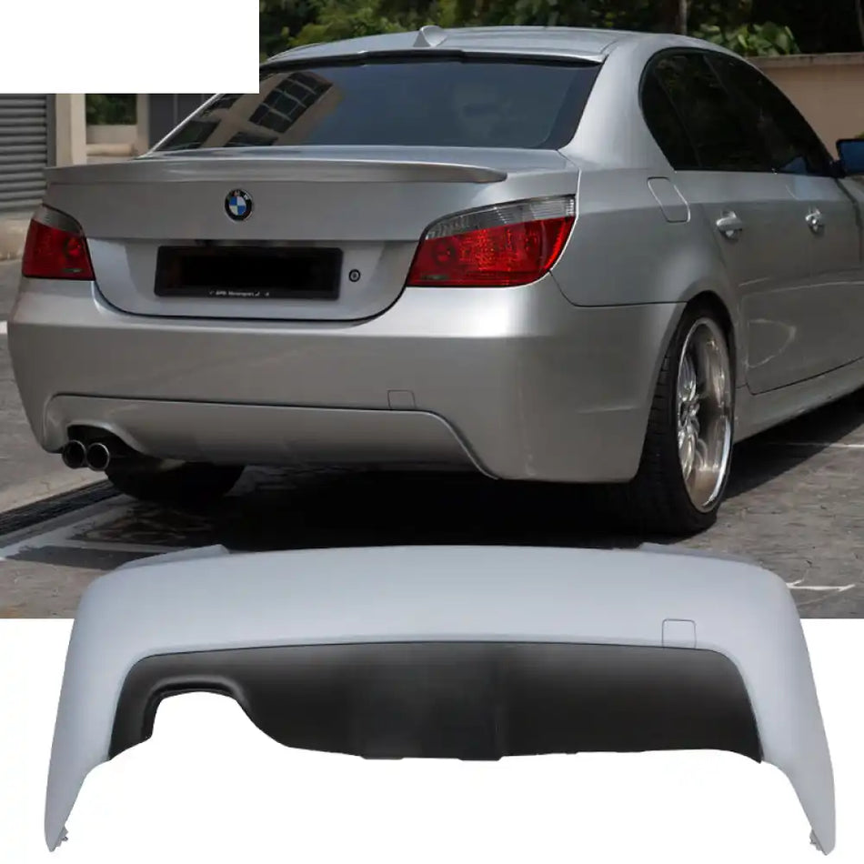 2004-2010 BMW E60 5 Series M-Tech Style Unpainted Rear Bumper Cover PP