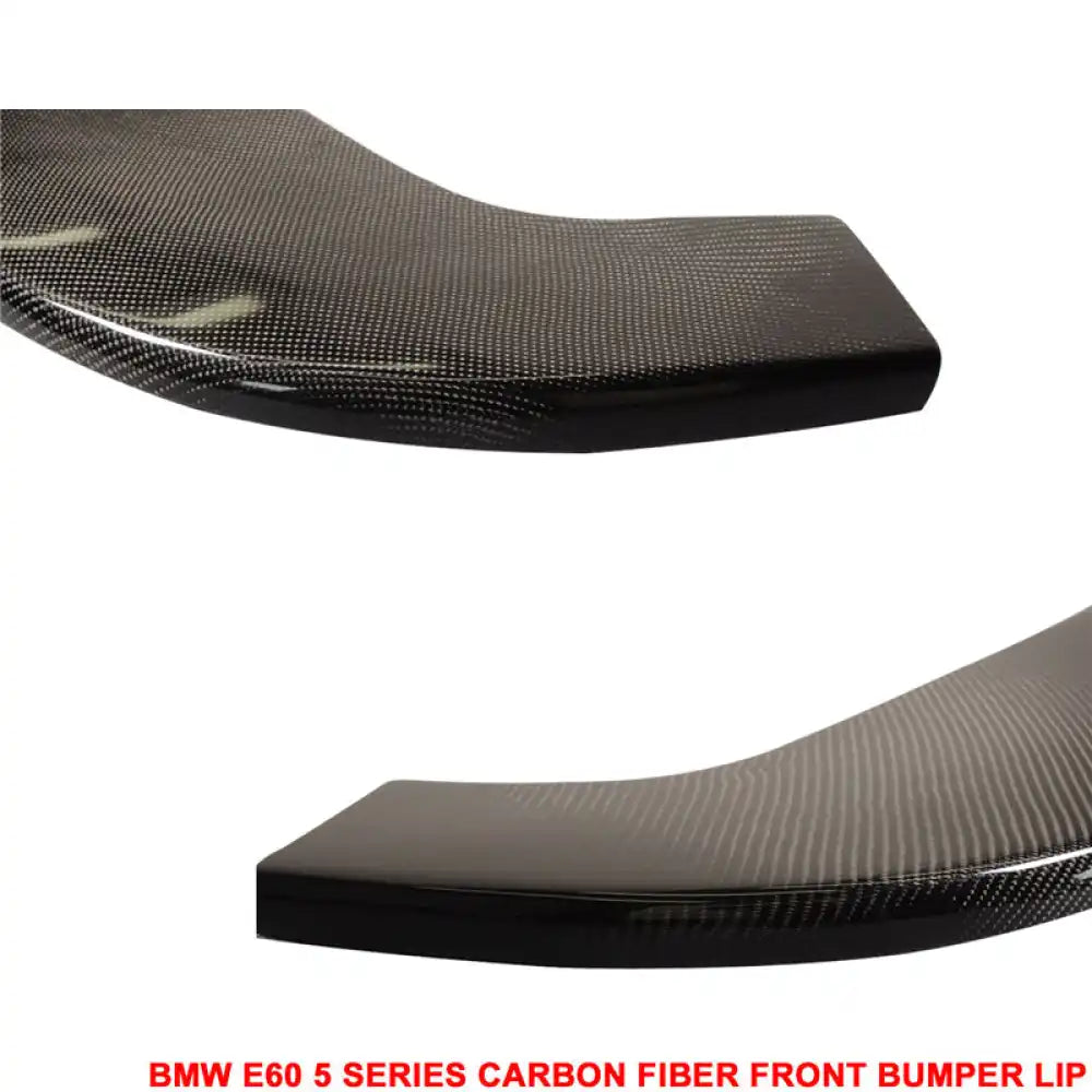 2004-2010 BMW M5 Carbon Fiber Front Bumper Lip Chin Spoiler CF