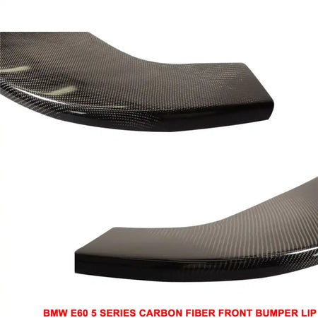 2004-2010 BMW M5 Carbon Fiber Front Bumper Lip Chin Spoiler CF