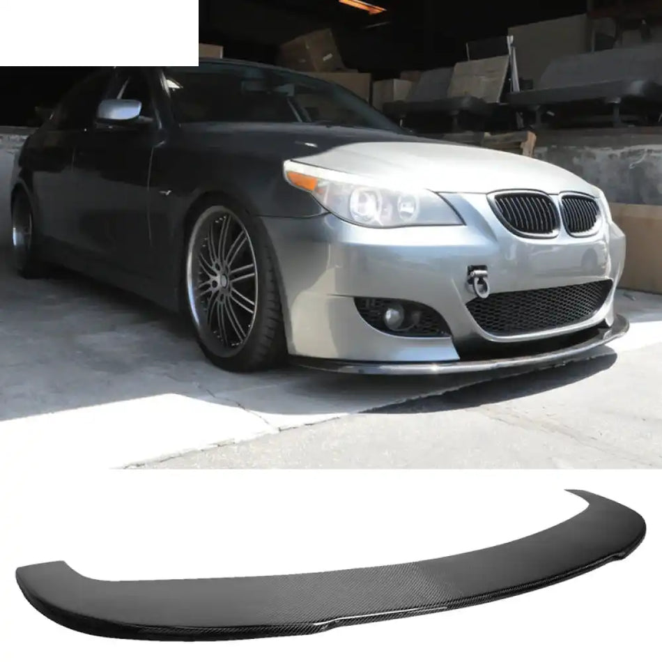 2004-2010 BMW M5 Carbon Fiber Front Bumper Lip Chin Spoiler CF Carbon Fiber