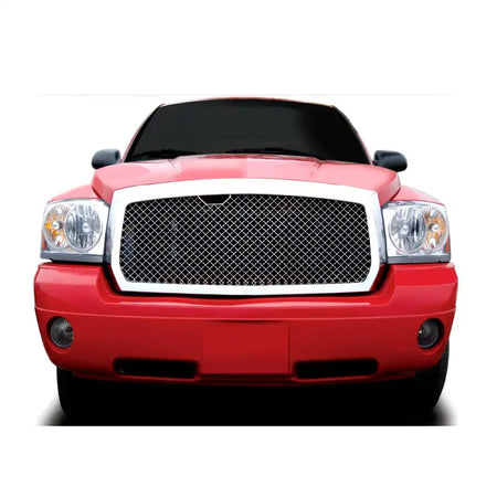 2005-2007 Dodge Dakota Chrome Front Hood Grille ABS Bently Mesh Style