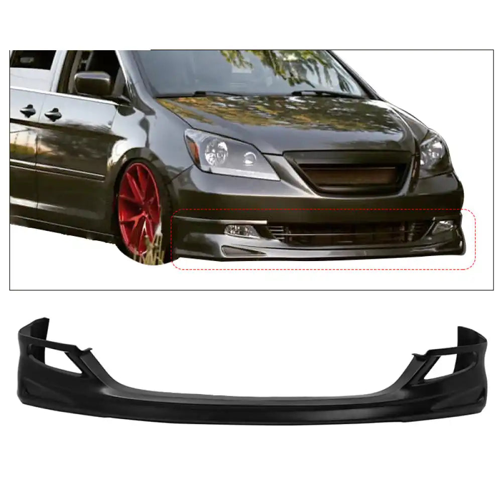 2005-2007 Honda Odyssey Mugen Style Front Bumper Lip PU