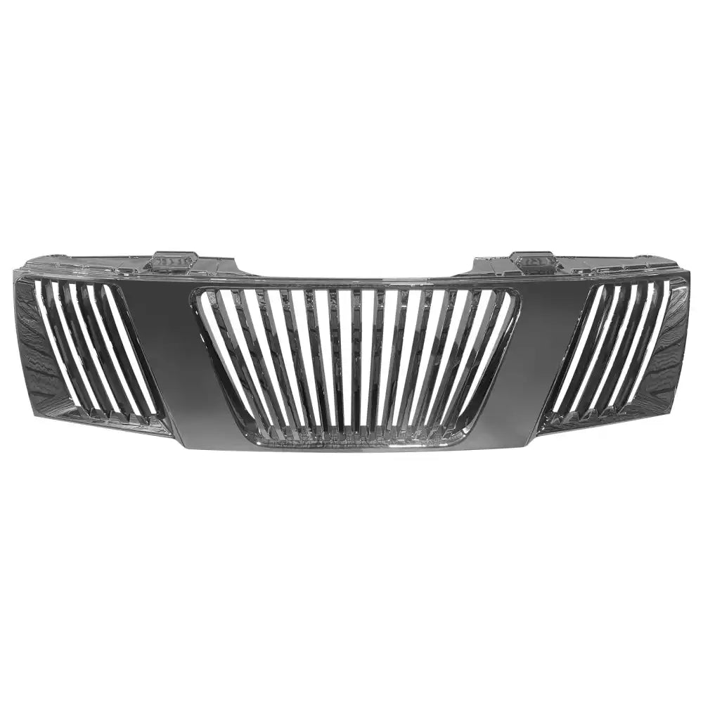 2005-2008 Nissan Pathfinder Chrome Front Bumper Hood Upper Grille ABS
