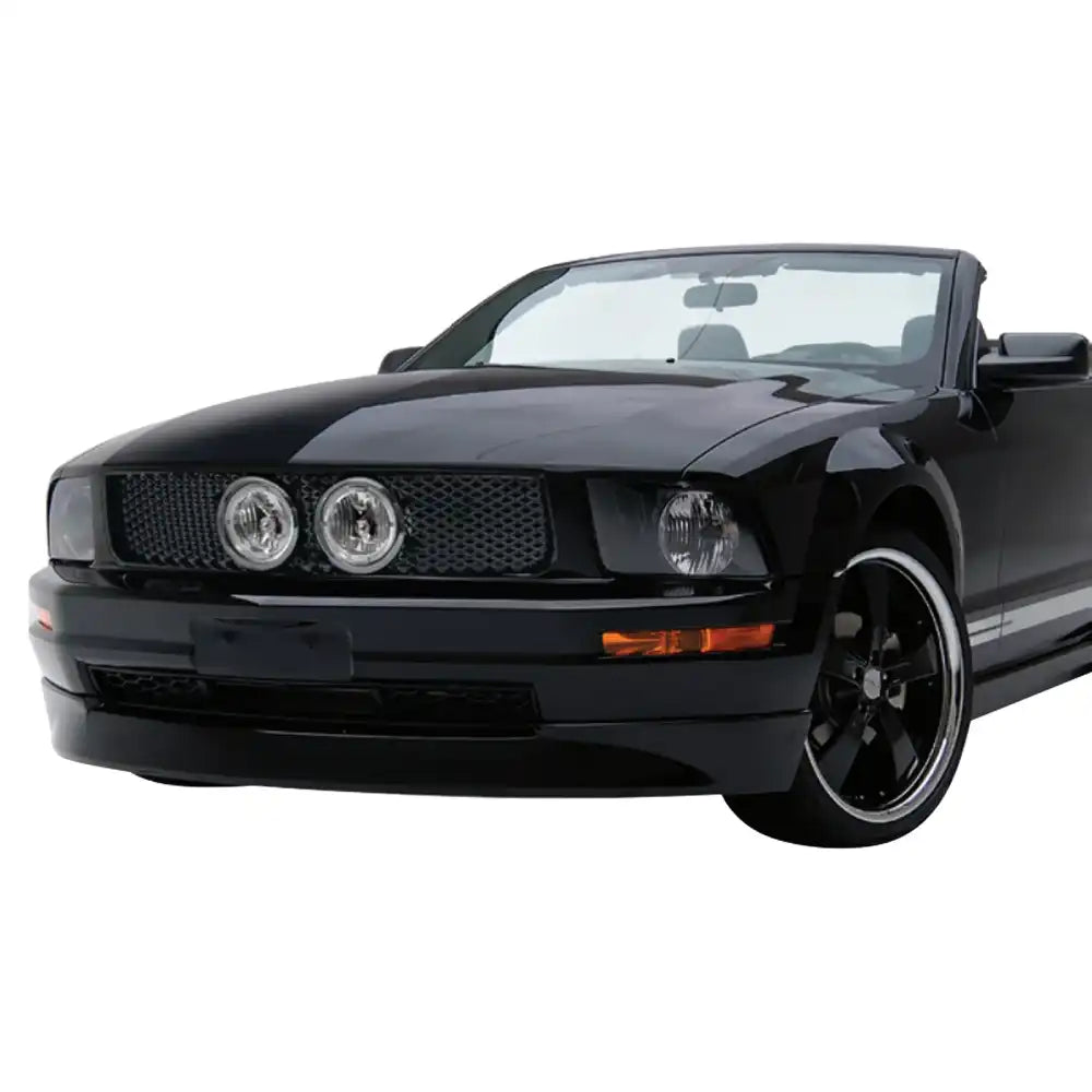 2005-2009 Ford Mustang GT Eleanor Style Black Front Upper Grille ABS Black