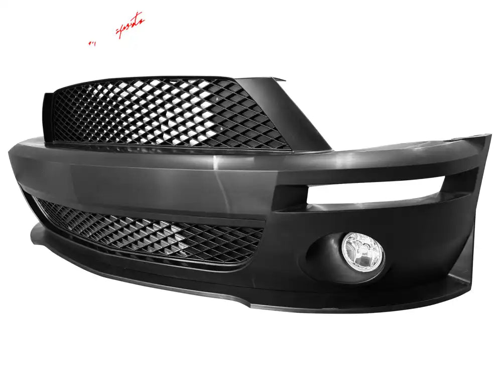 2005-2009 Ford Mustang GT500 Style Front Bumper Cover + Headlights PP