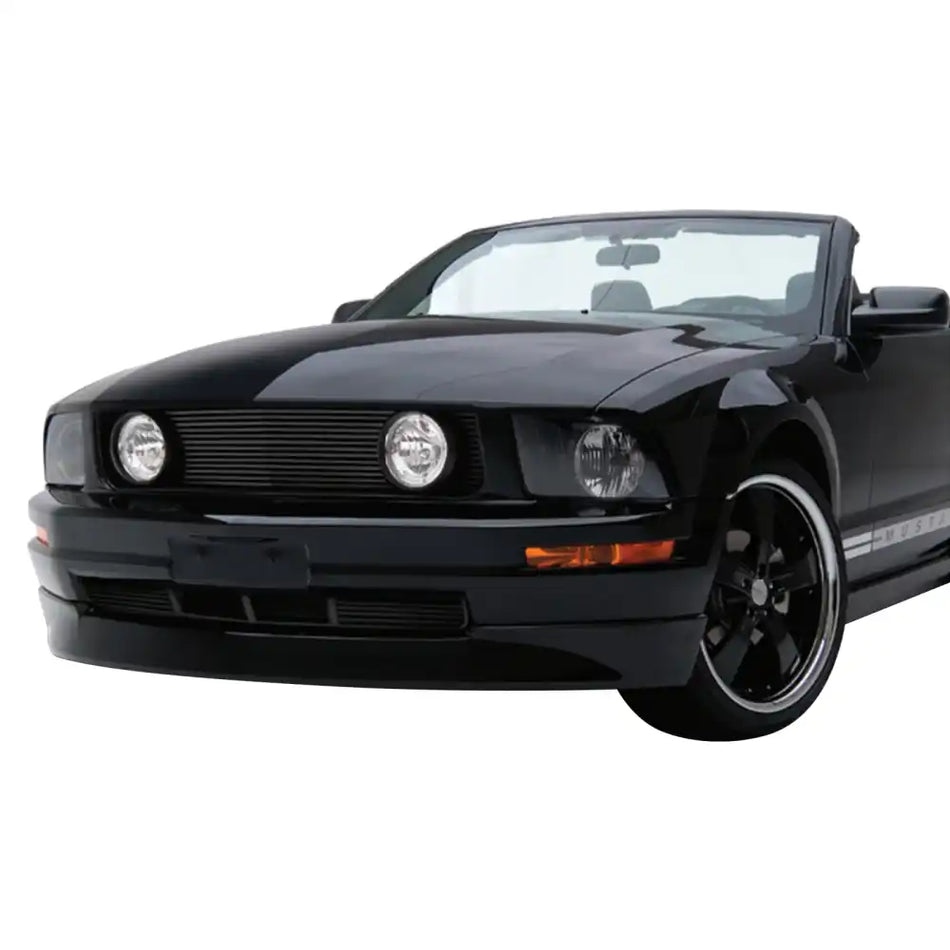 2005-2009 Ford Mustang V6 GT Billet Style Black Front Upper Grille ABS