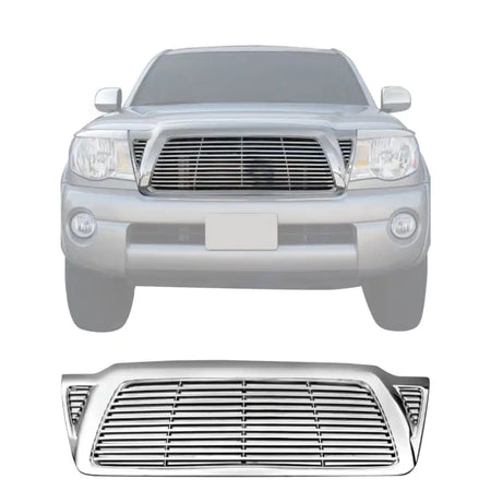 2005-2011 Toyota Tacoma Horizontal Billet Chrome Front Grille ABS Horizontal Billet Style