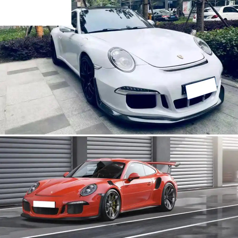 2005-2012 Porsche Carrera 911 997 to 991 GT3 RS Front Bumper w/ DRL
