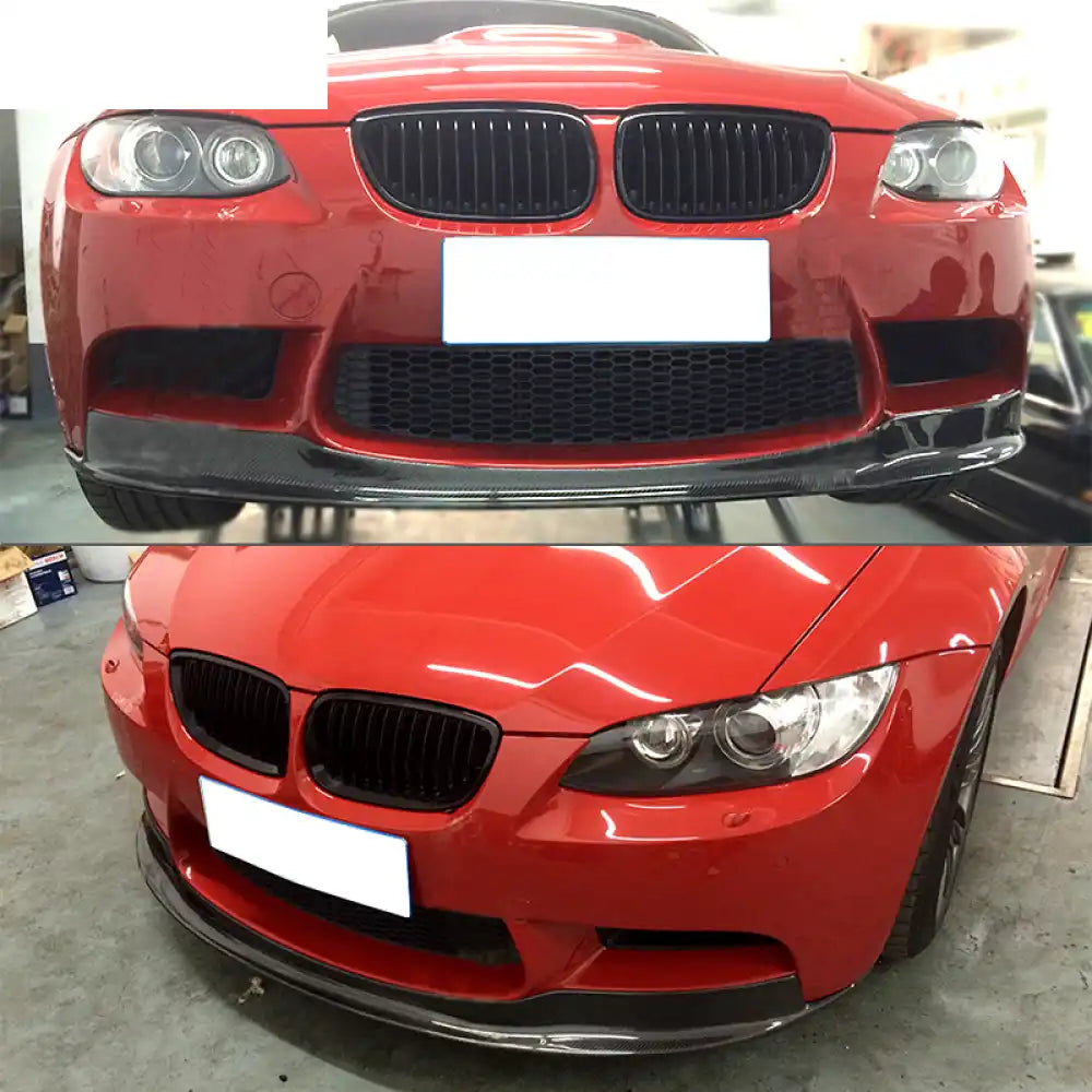 2005-2013 BMW E90 E92 E93 M3 AK Style Front Bumper Lip Carbon Fiber
