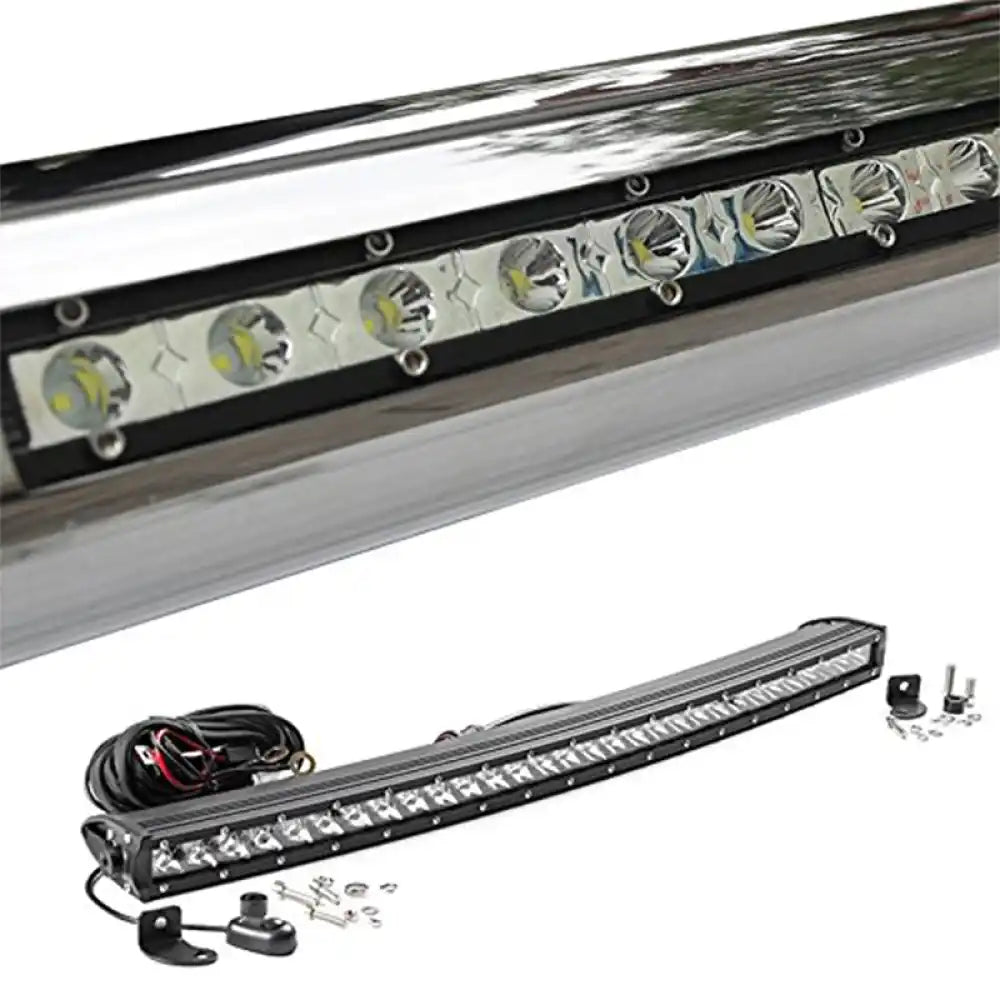 2005-2015 Toyota Tacoma Silver 3ââ Bull Bar with LED Light Stainless