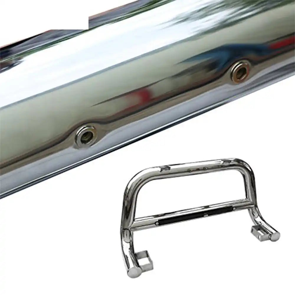 2005-2015 Toyota Tacoma Silver 3ââ Bull Bar with LED Light Stainless