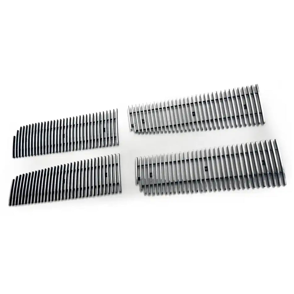2005 Dodge Dakota Vertical Chrome Front Upper Billet Grille Insert Chrome
