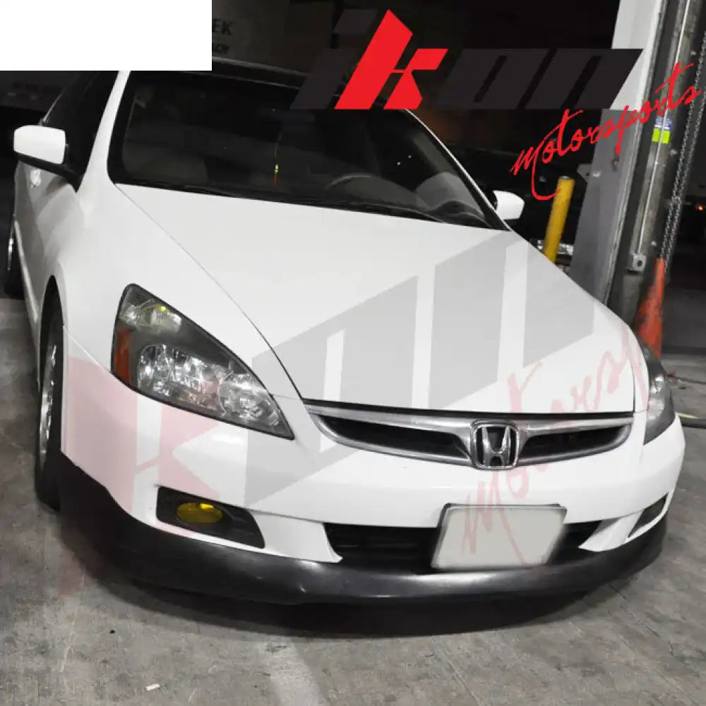 2006-2007 Honda Accord Sedan HF-P Style Unpainted Front Bumper Lip PU