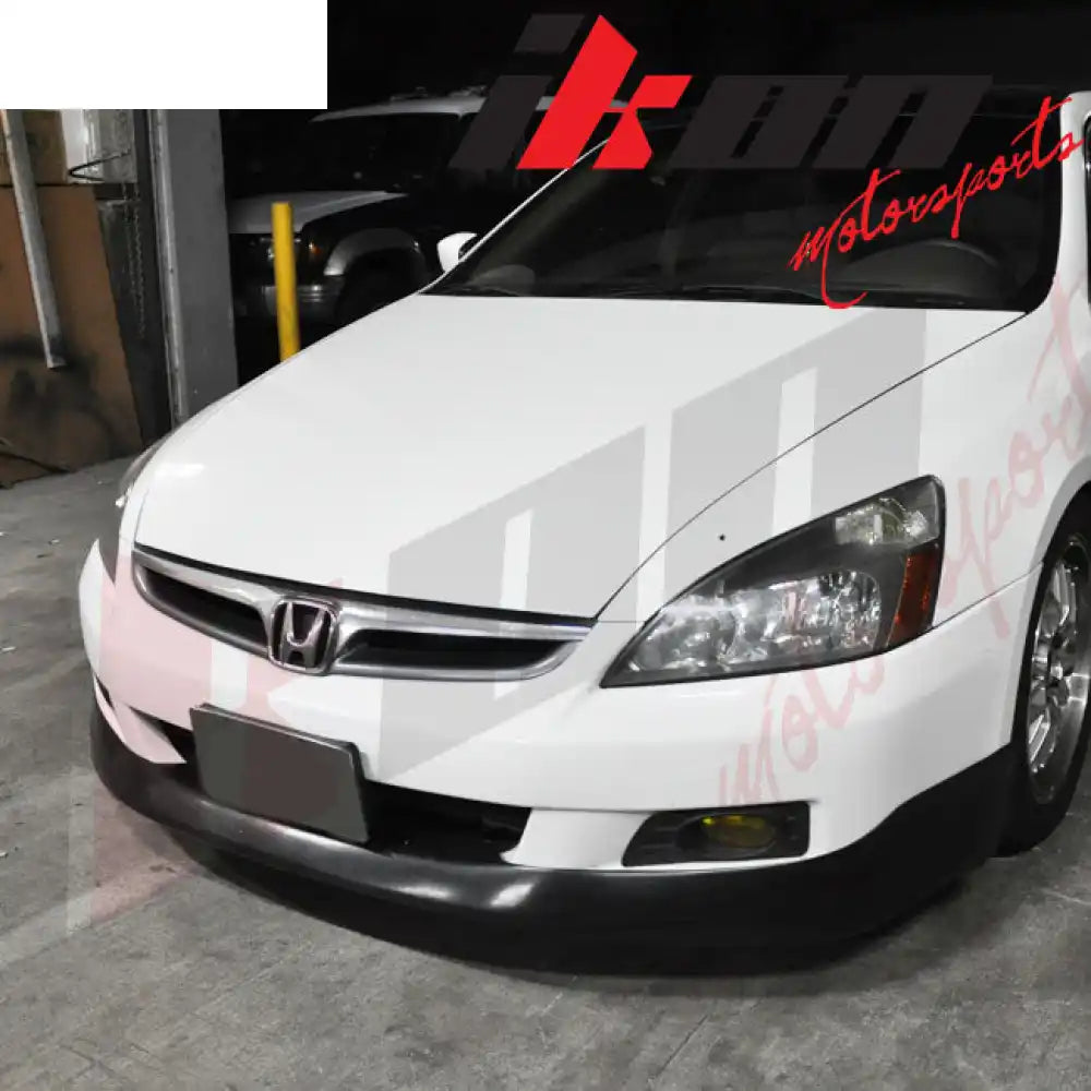 2006-2007 Honda Accord Sedan HF-P Style Unpainted Front Bumper Lip PU