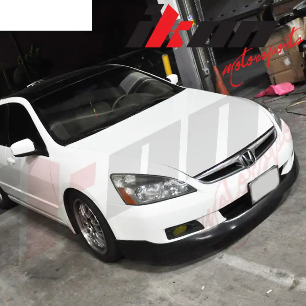 2006-2007 Honda Accord Sedan HF-P Style Unpainted Front Bumper Lip PU