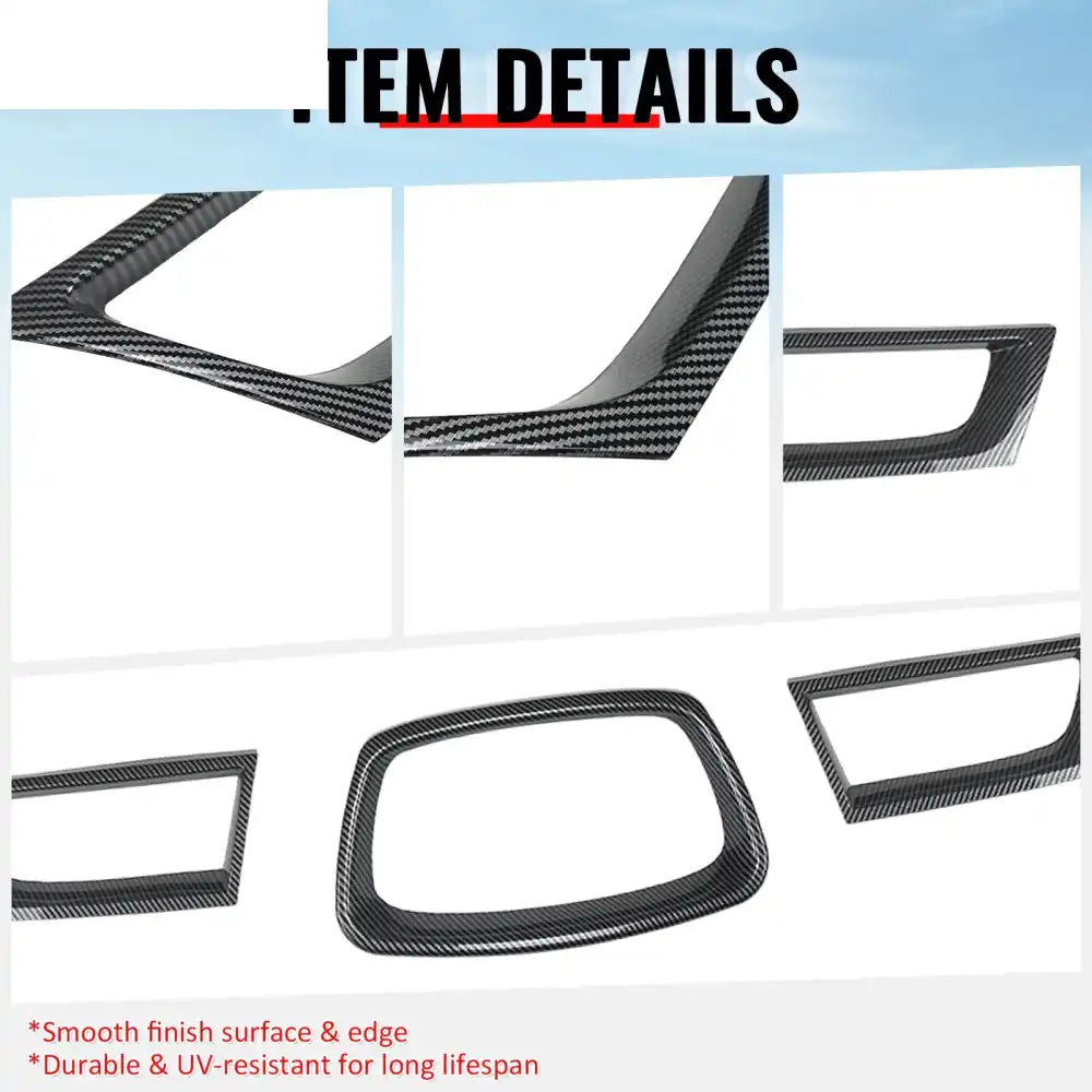 2006-2007 Subaru Impreza WRX OE Carbon Fiber Print Front Grille ABS Carbon Fiber Print