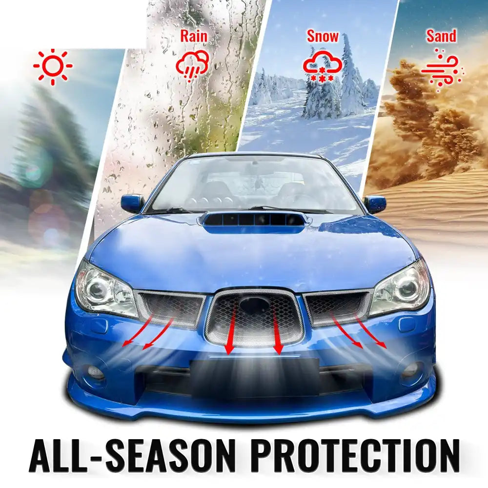 2006-2007 Subaru Impreza WRX OE Carbon Fiber Print Front Grille ABS Carbon Fiber Print