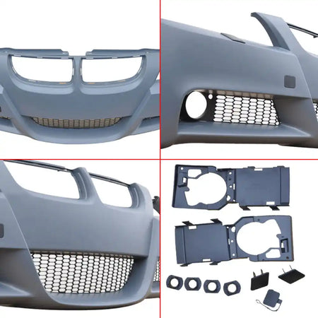 2006-2008 BMW E90 3-Series Pre-LCI Sedan M-Tech Style Front Bumper PP