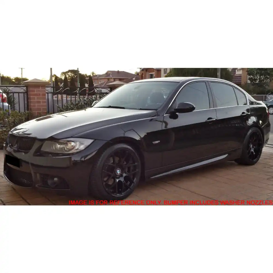 2006-2008 Bmw E90 E91 3 Series Sedan M3 Style Front Bumper Cover W/ Fog Cover