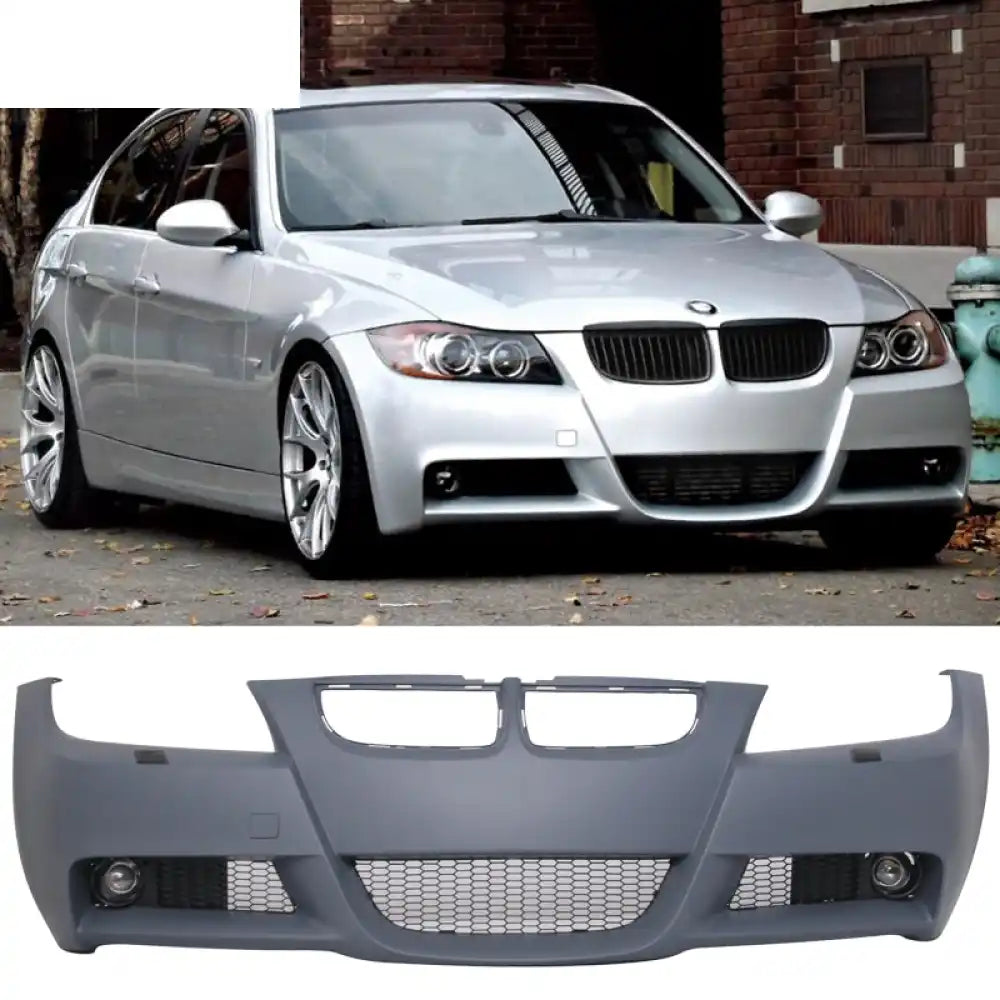 2006-2008 BMW E90 M-T Msport Black Front Bumper Cover Fog Light PP