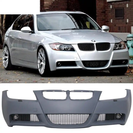 2006-2008 BMW E90 M-T Msport Black Front Bumper Cover Fog Light PP