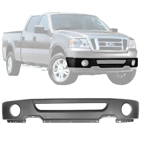 2006-2008 Ford F-150 Lincoln Mark LT Front Step Bumper Face Bar Grille Black