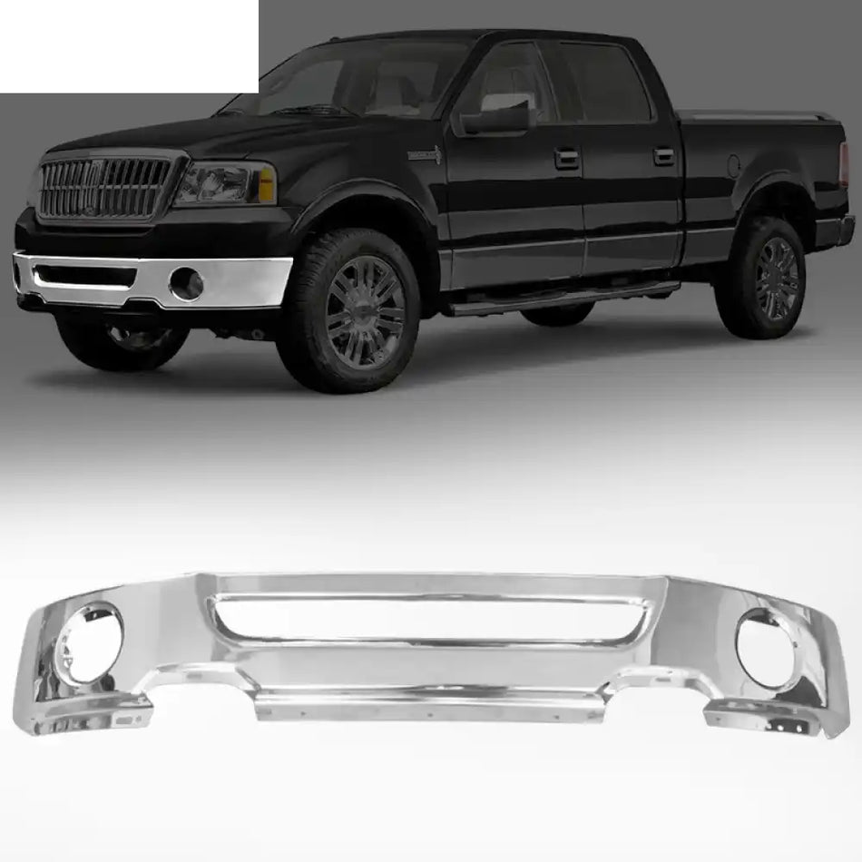2006-2008 Ford F-150 Lincoln Mark LT Front Step Bumper Face Bar Grille Chrome