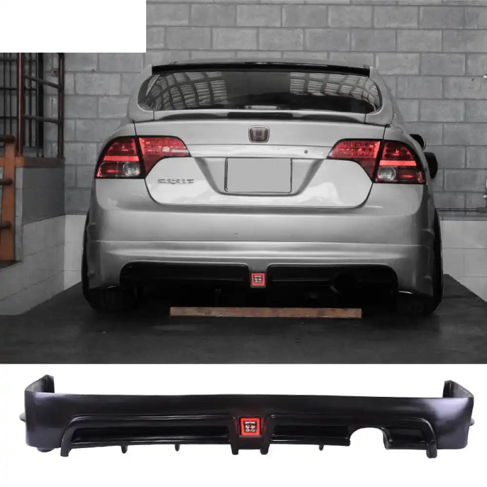 2006-2008 Honda Civic MUG Front Lip Rear Lip PU PP 3rd Brake Light