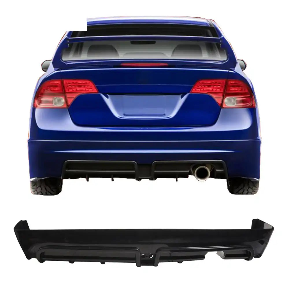 2006-2008 Honda Civic MUG Si Front Lip PU Rear Lip PP 3rd Brake Light