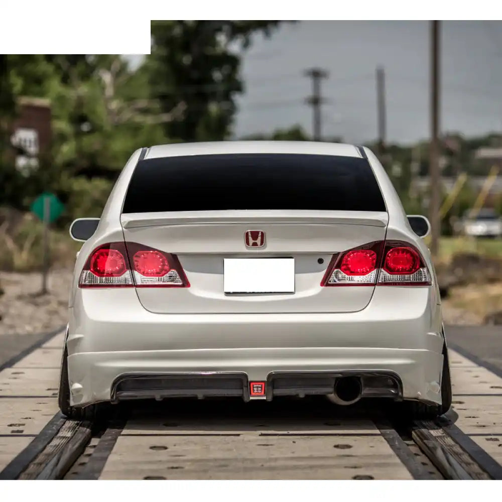 2006-2008 Honda Civic MUG Si Front Lip PU Rear Lip PP 3rd Brake Light