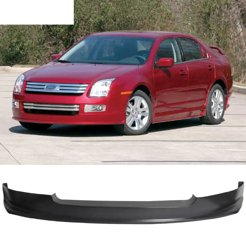 2006-2009 Ford Fusion DS Style Unpainted Black Front Bumper Lip PU