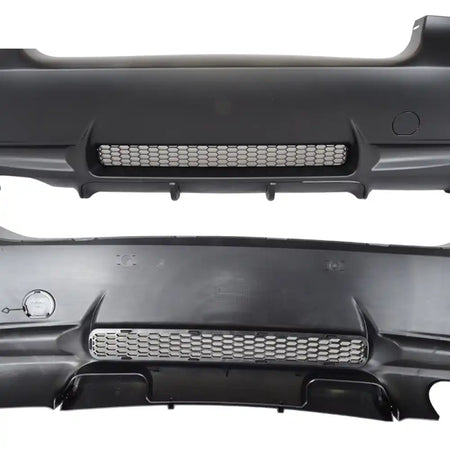 2006-2011 BMW E90 3-Series M3 Style Rear Bumper Cover Replacement PP Unpainted Black