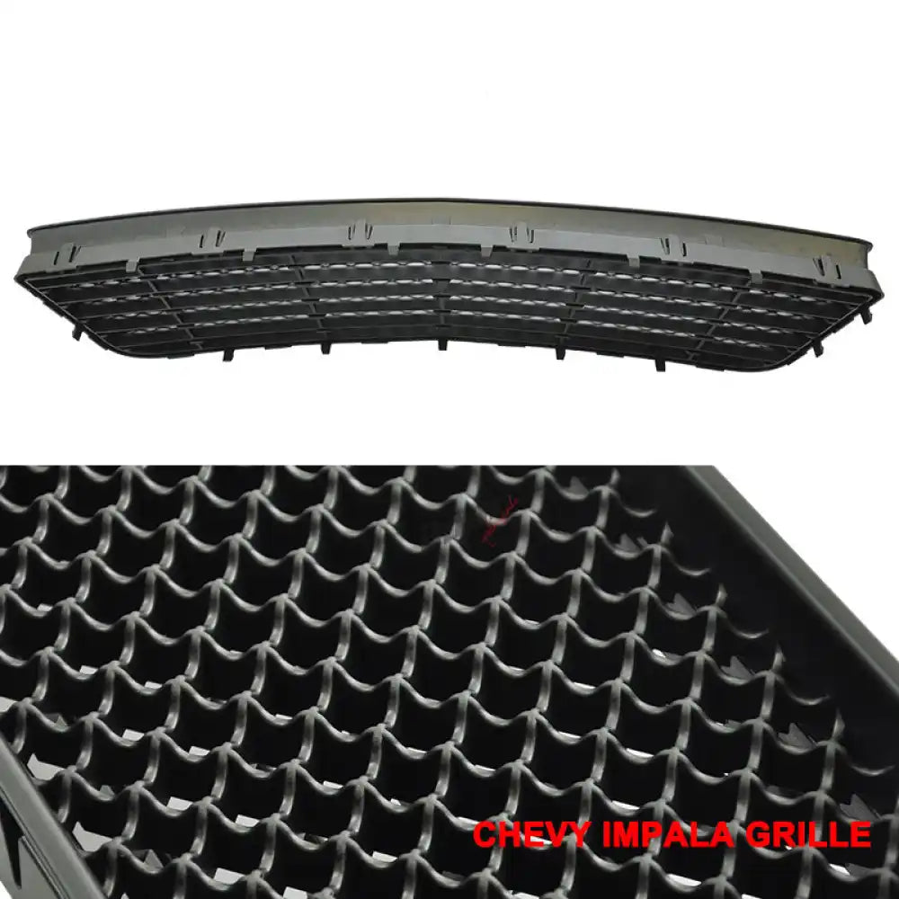 2006-2011 Chevy Impala Honeycomb Lower Hood Mesh Grill ABS LT LS LTZ