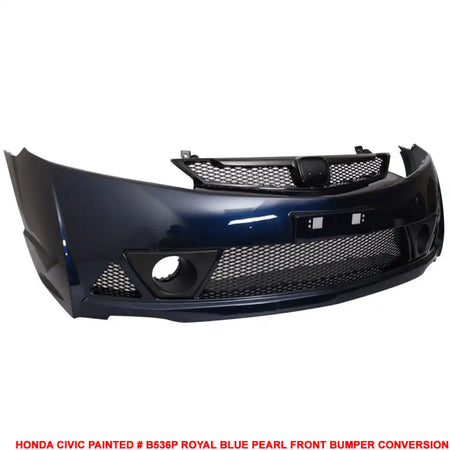 2006-2011 Honda Civic Mug Style Paint Royal Blue Pearl Front Bumper PP