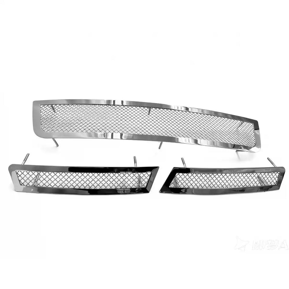 2006-2013 Chevy Impala Mesh Style Front Bumper Grille Stainless Steel