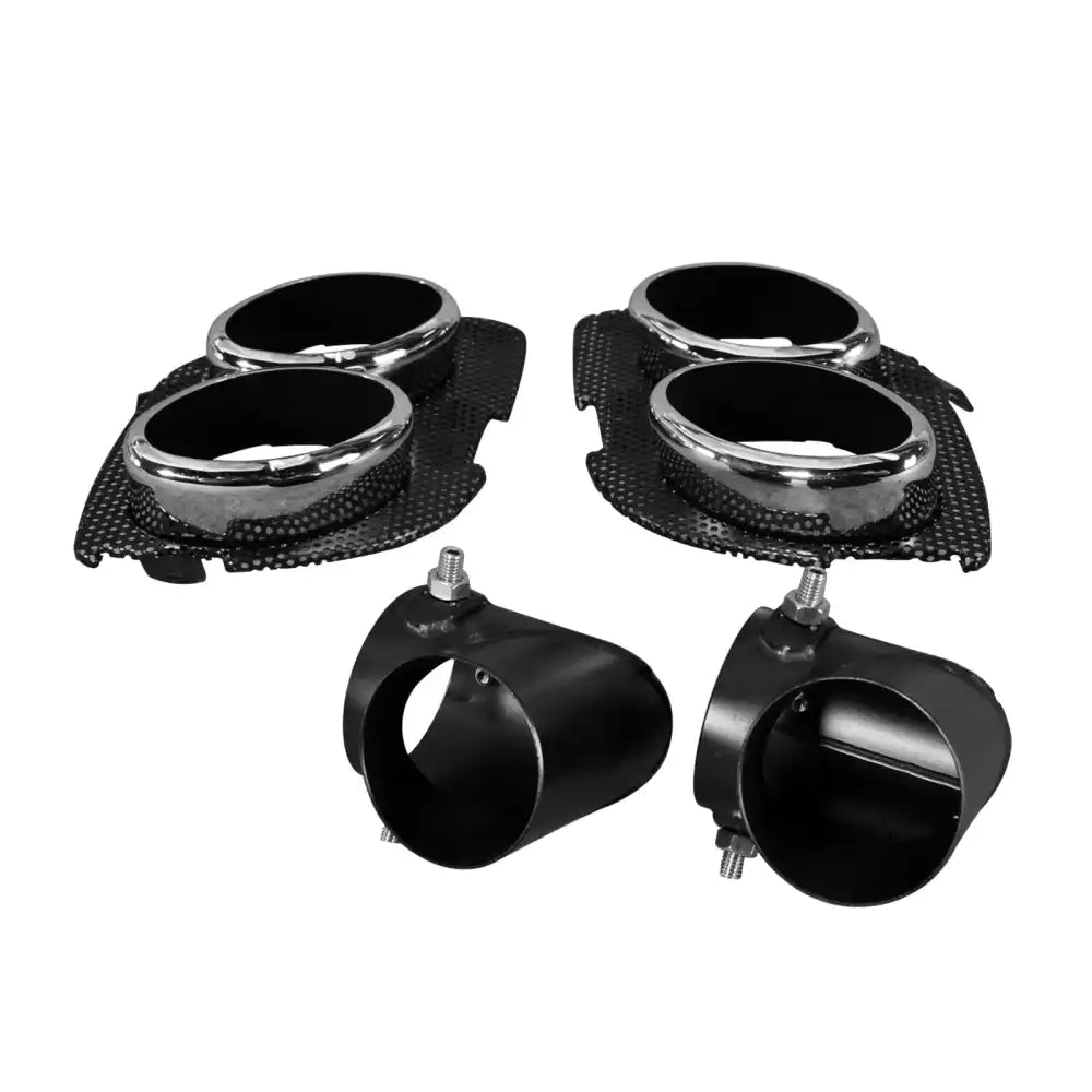 2006-2013 Lexus IS250 IS350 IS F Style Rear Bumper Cover W/Muffler Tip Unpainted Black