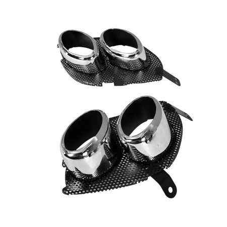 2006-2013 Lexus IS250 IS350 IS F Style Rear Bumper Cover W/Muffler Tip Unpainted Black