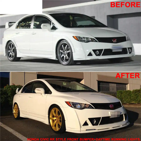 2006-2015 Honda Civic RR DRL Daytime Running Lamp Signal Lights FD 2PC