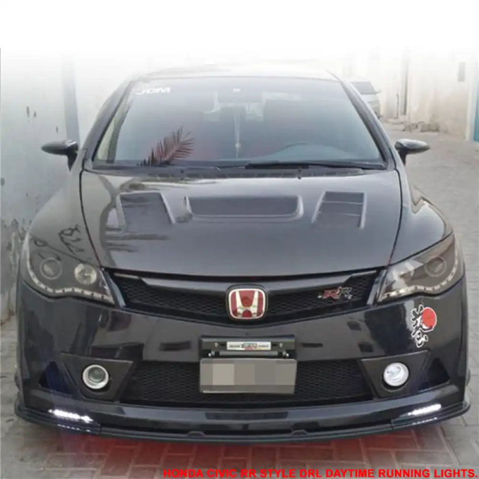 2006-2015 Honda Civic RR DRL Daytime Running Lamp Signal Lights FD 2PC