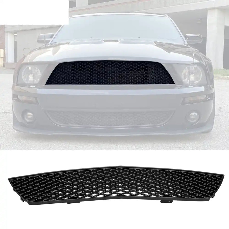 2007-2009 Ford Mustang GT500 OE Front Bumper Upper Mesh Grille ABS